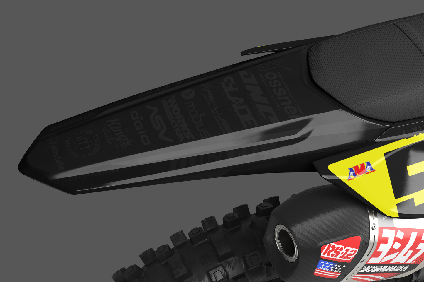 Black Sleek Honda Semi Custom