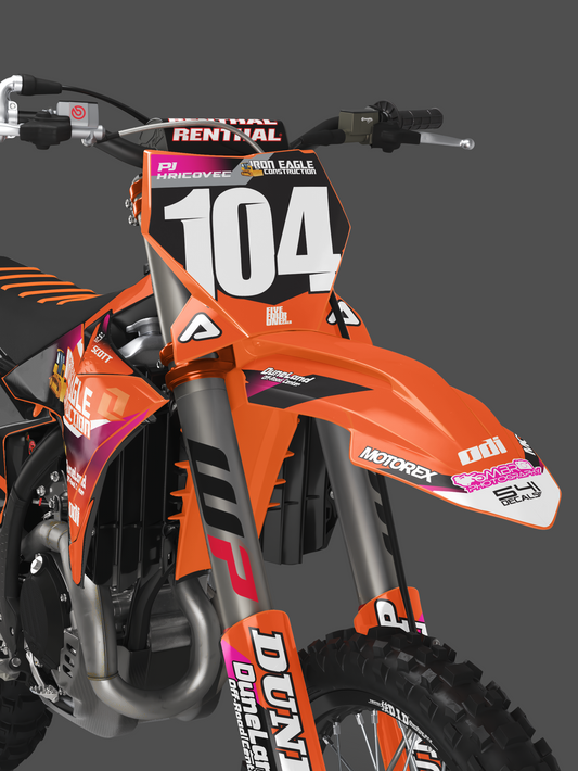 White Split Ktm Semi Custom