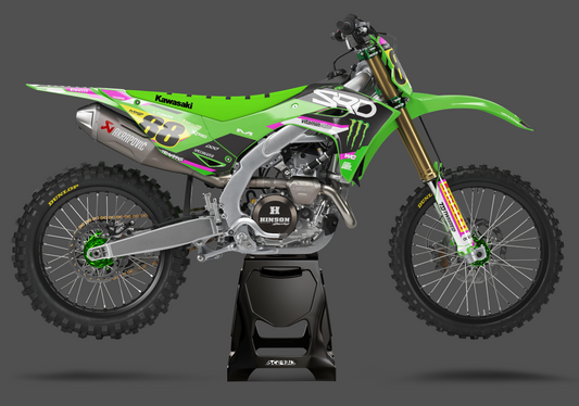 Pink Split Kawasaki Semi Custom