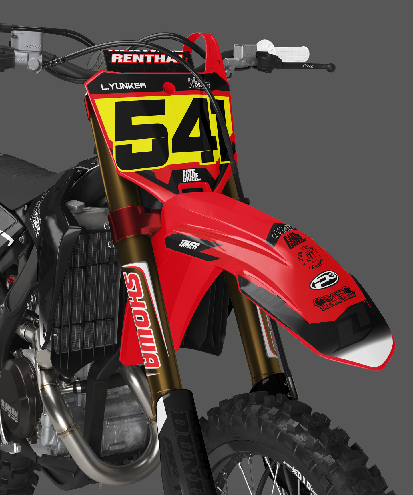 Black Sleek Honda Semi Custom