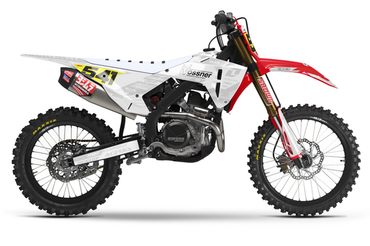 White Sleek Honda Semi Custom