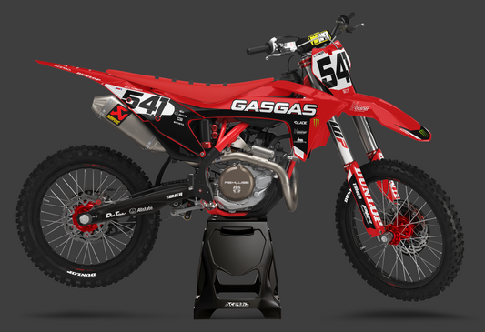 Red Split GasGas Semi Custom