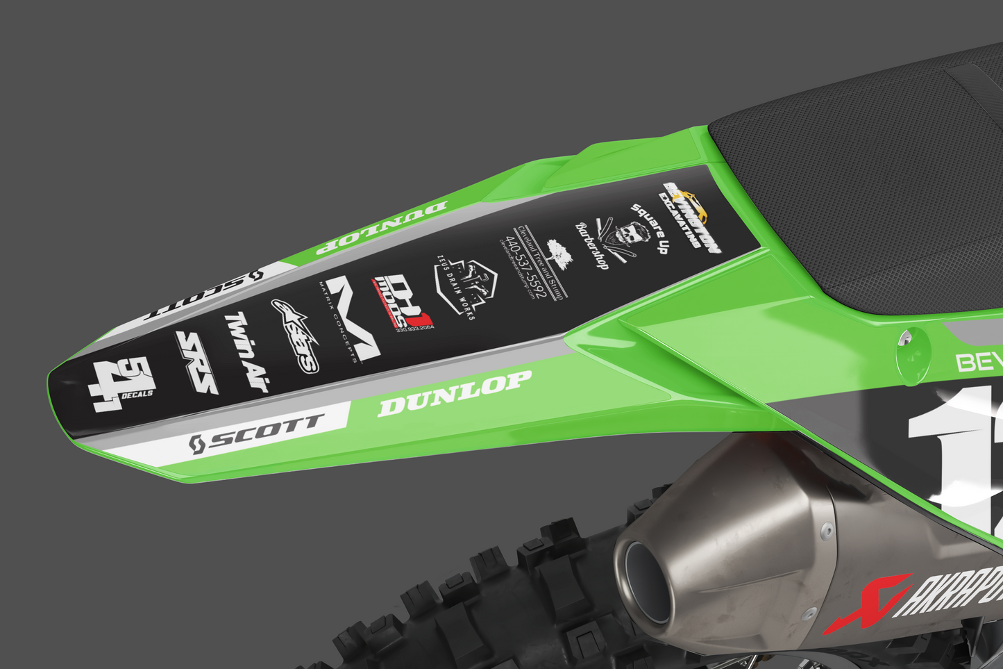 Matte Kawasaki Semi Custom