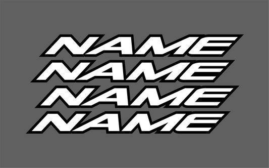 Wheel Stickers Custom